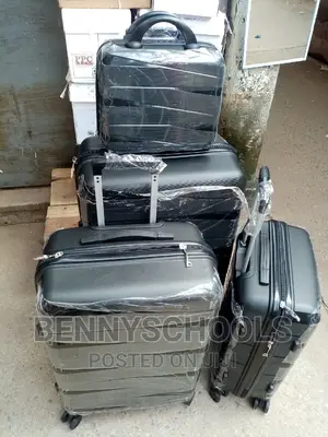 Set of 4 Unbreakable Elastic Rubber Traveling Luggage Boxes