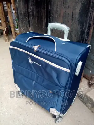 Big Navy Blue Swiss Polo Pilot Traveling Luggage Box