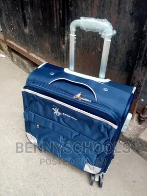 Small Navy Blue Swiss Polo Pilot Traveling Luggage Box