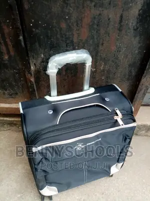 Small Black Swiss Polo Pilot Traveling Luggage Box