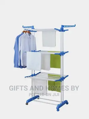 3 Layers Clothes Hanger With Wheels