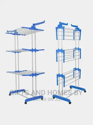 3 Layers Clothes Hanger With Wheels
