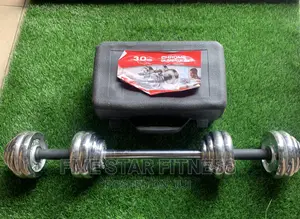 Chrome Adjustable Set Dumbbell With Extension Bar