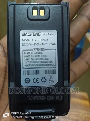 Baofeng Walkie-Talkie Radio Battery