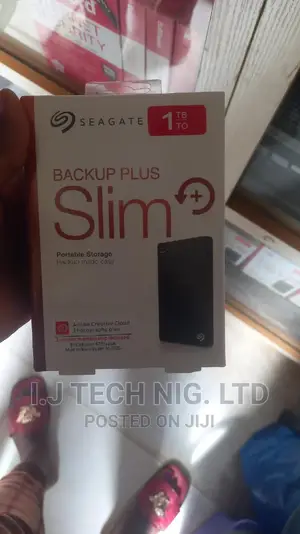 1tb Seagate Slim External Hard Drive.