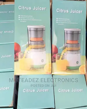 Rechargeable 45w Citrus Juicer With Usb Charging Cord