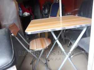 01 Small Folding Wooden Table and Chair