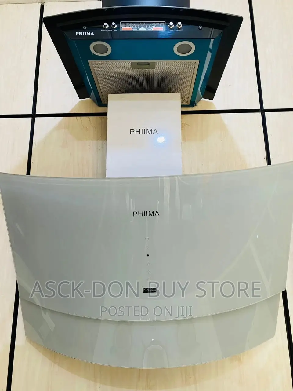 Phiima 90cm Curve Plasma Hood White Colour Extractor 2years