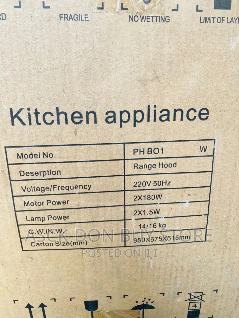 Phiima 90cm Curve Plasma Hood White Colour Extractor 2years