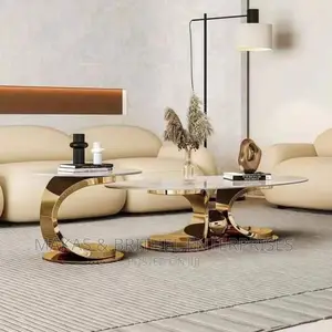Beautiful Imported Marble Center Table With Side Table