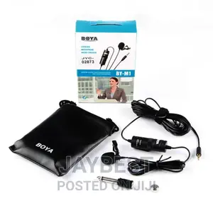 Boya by-M1 Lavalier Lapel Omnidirectional Camera Condenser