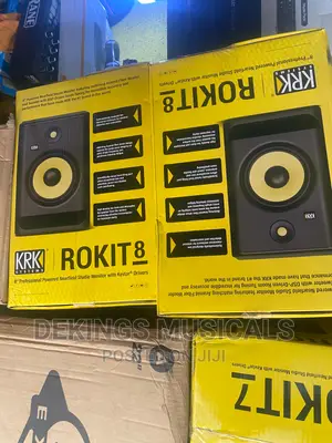 KRK Rokit 8 G4 Powered Studio Monitor Speaker Black