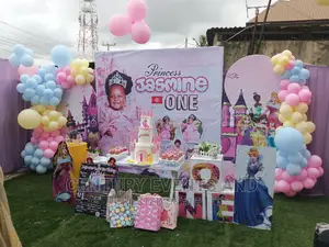 Balloon Decoration and Cake Area Decoration