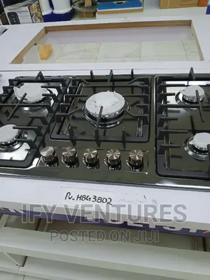 Polystar Built-In, 5 Burners Gas Cooker.