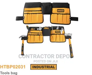INGCO Tool Belt Pouch 600D Waterproof Polyester Aprons