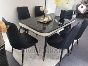 Marble Top Dinning Table With Chairs