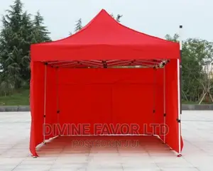 Imported Foldable Canopy 10 by 10 Feet,With 3 Side Walls.