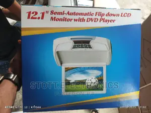 12.1" Flip Down Roof DVD Monitor for Suvs Wagon Vehicles