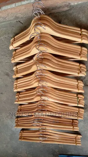 P10 Sets of Wooden Hangers