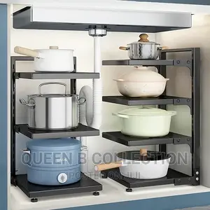 4 Layers Wooden Pot Stand.