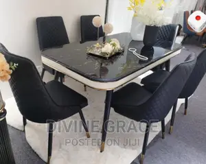 Marble Top Dinning Table With Chairs