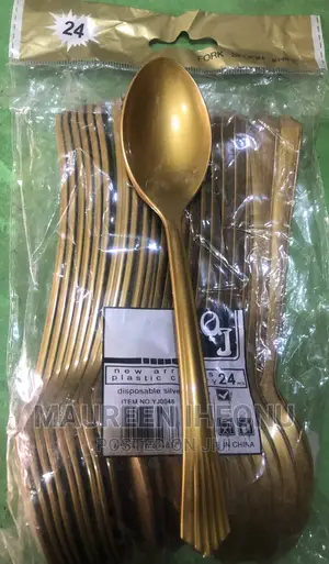 Gold Plated Spoon - A Pack of 24pcs