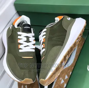 Original High Quality Lacoste Green/Orange/White