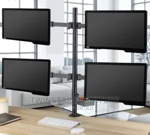 Modern Multi Monitor Desk Mount for LED / LCD