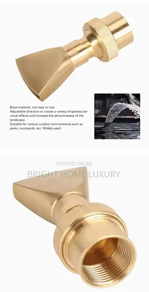 Fan-Shaped Water Fountain Nozzle, Spray Pond Sprinkler Head