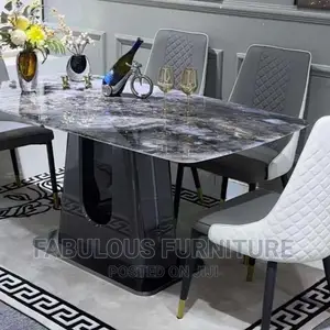 Marble Top Modern Dining Set
