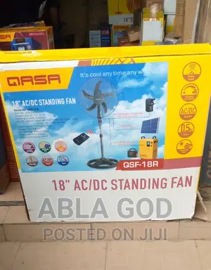 Qasa 18 Inches Ac/Dc Standing Fan 12v 20w