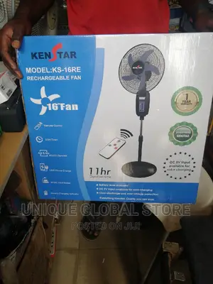 Kenstar Rechargeable Standing Fan 16inch | KS-16RE