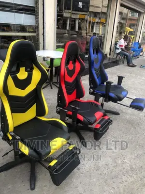 Game Chair With Footrest,Gaming Table Also Available.