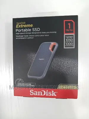 1tb Sandisk External Ssd Portable Storage Drive (1050mb/S)