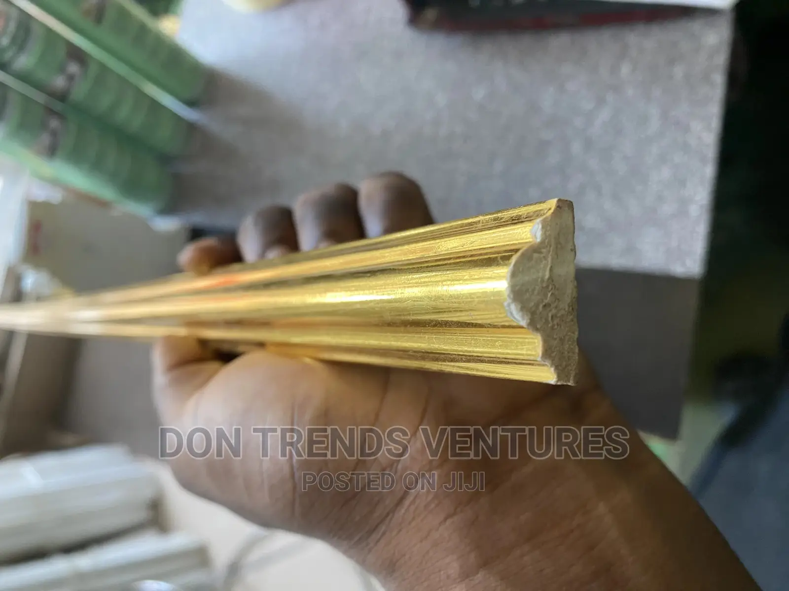 Gold Wainscoting Panel