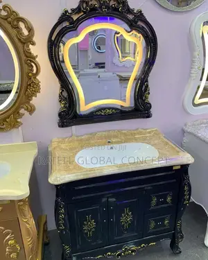 Executive Royal Cabinet Wash Basin With Mirror