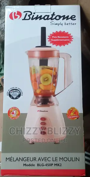 Binatone BLG 450 Blender/Grinder - Unbreakable Jar