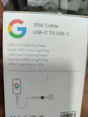 Google Pixel 30w Cable Usb C to USB C