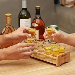 Wooden Shot Rack