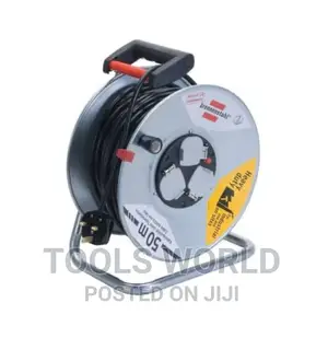 50M / 2.5MM Electrical Long Extension Cable Reels Socket