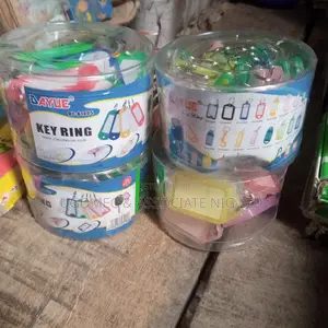 Key Ring's Name,50pcs 36pcs Random Colour Plastic Keychains(Blank)