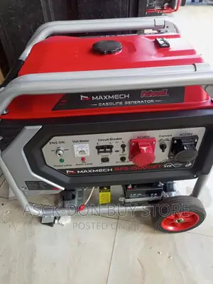 9.5kva Maxmech Heavy Duty Generator,Model M 15000ES Double F