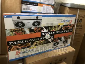 Boscon Gas Cooker Table Top Double Burner