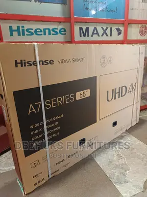 Brand New Hisense 65"Uhd Smart Tv(Frameless, Bluetooth)