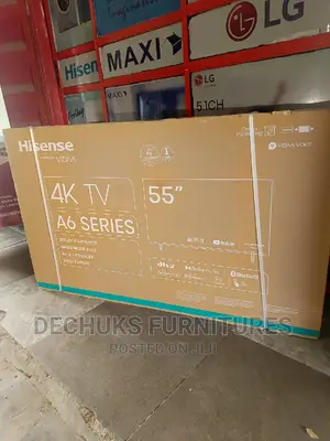 Brand New Hisense 55" Smart Uhd Tv- Frameless, Bluetooth