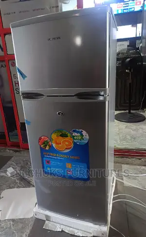 BRAND NEW Polystar Double Door Refrigerator-(182litre)SILVER
