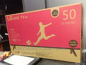 Brand New LG 50"Inch Smart Uhd Tv(Frameless, Netflix) TV