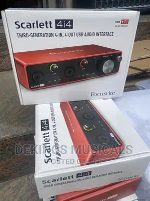 Focusrite Scarlett 4i4 3rd Generation Usb Audio Interface