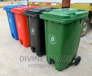 240l Waste Bin With Tires