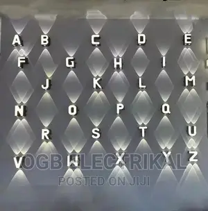 Waterproof Letter Led Wall Lamp